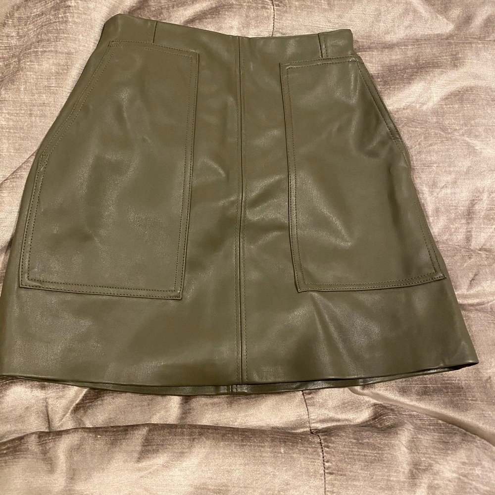 Leather skirt